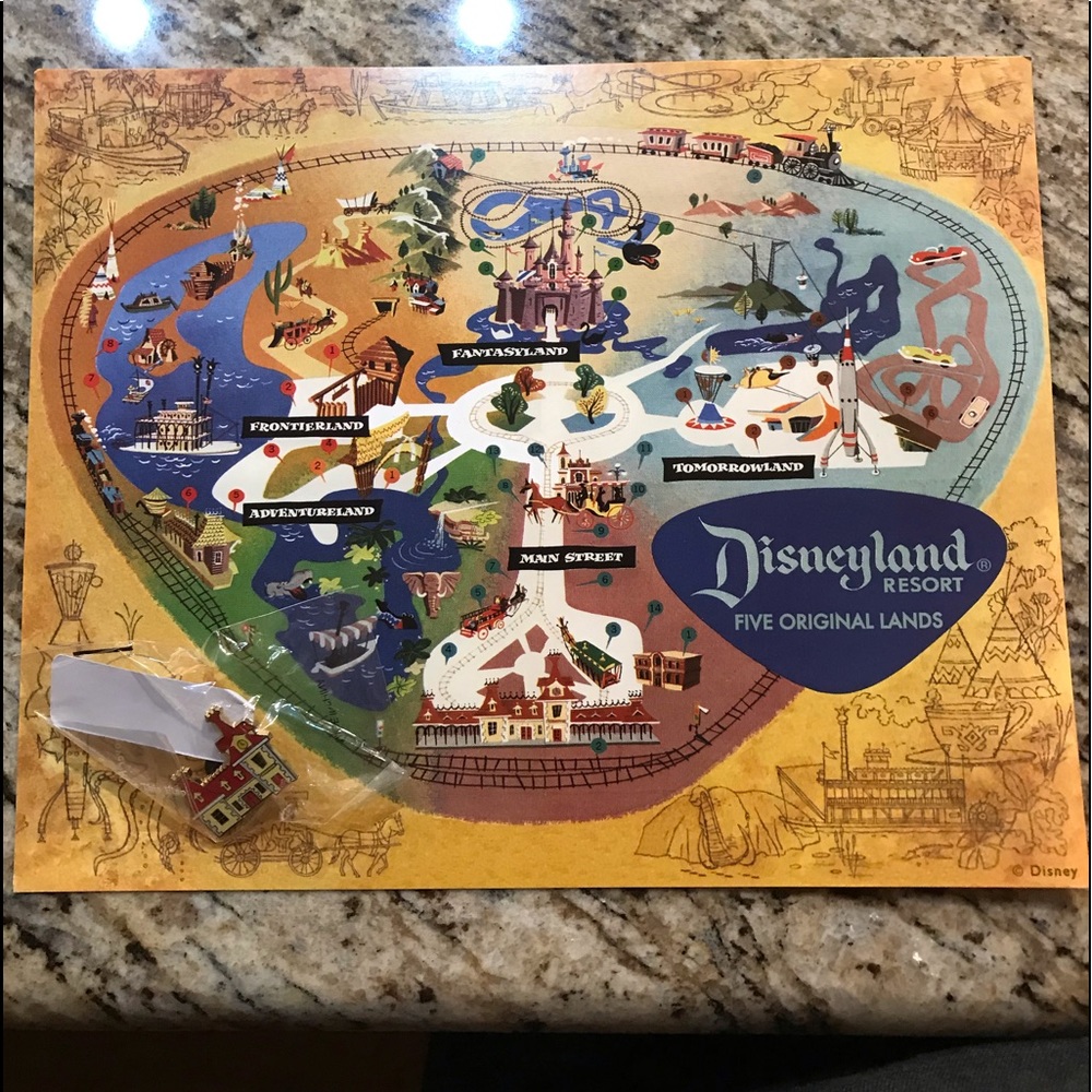 Disneyland Main Street Train Station Pin